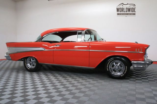 1957 Red Chevrolet Bel Air/150/210