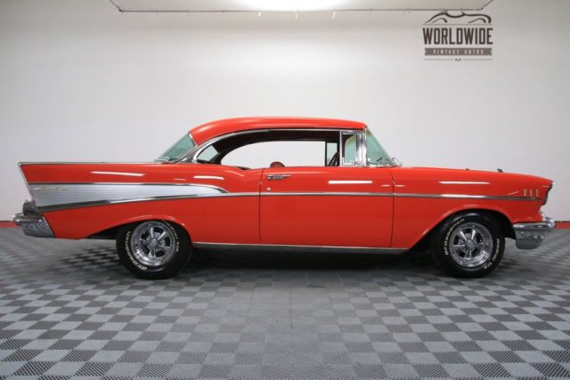 1957 Red Chevrolet Bel Air/150/210