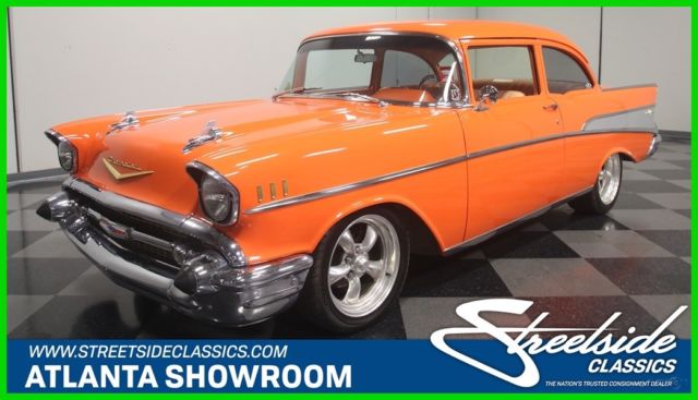 1957 Orange Chevrolet 210