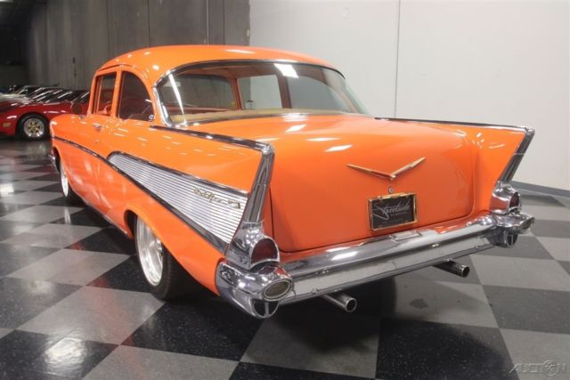 1957 Orange Chevrolet 210
