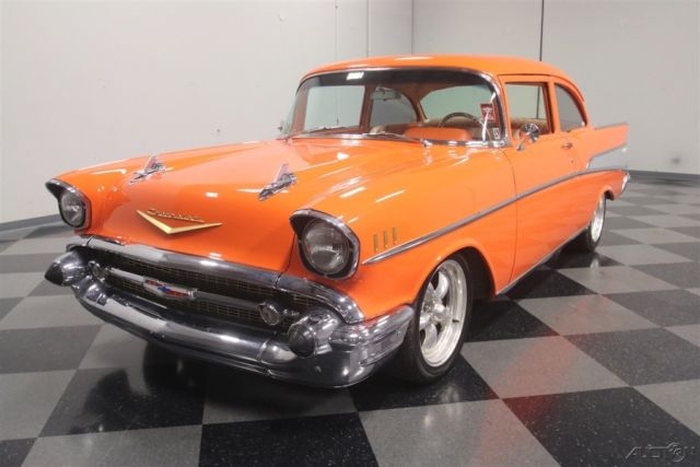 1957 Orange Chevrolet 210