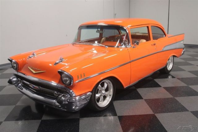 1957 Orange Chevrolet 210