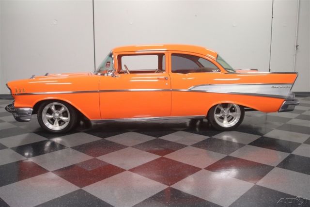1957 Orange Chevrolet 210