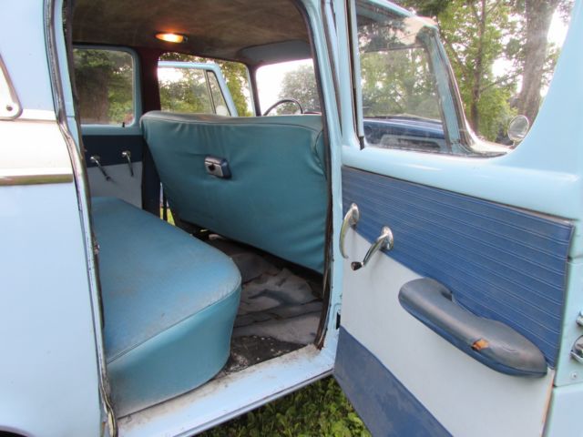 1957 Blue Studebaker Commander Sedan