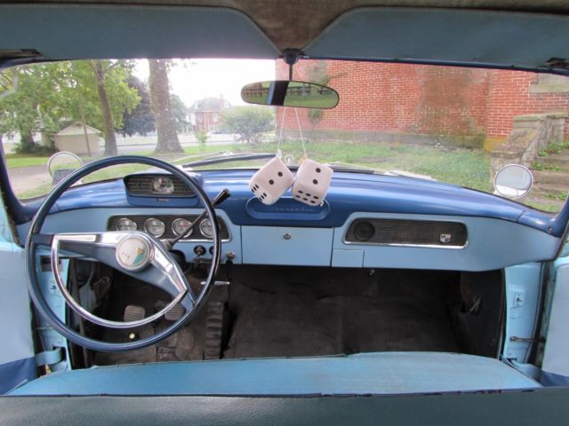 1957 Blue Studebaker Commander Sedan