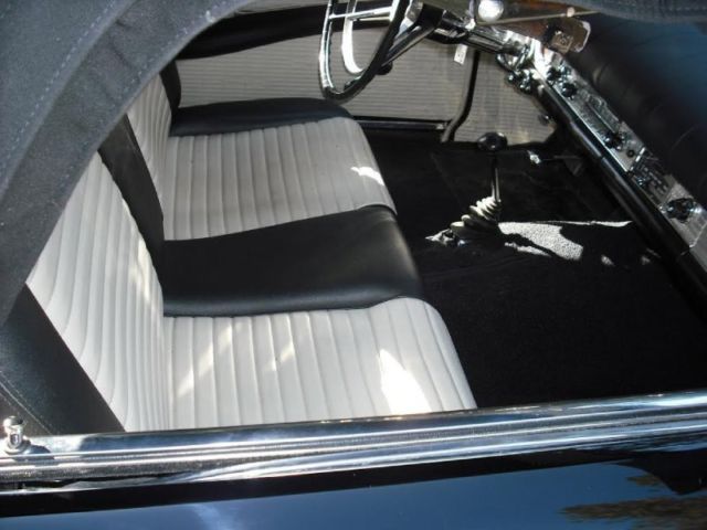 1957 Black Ford Thunderbird Convertible