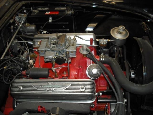 1957 Black Ford Thunderbird Convertible