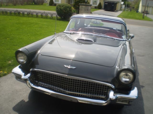 1957 Gunmetal Grey Ford Thunderbird