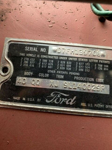 1957 Bronze Ford Thunderbird Convertible