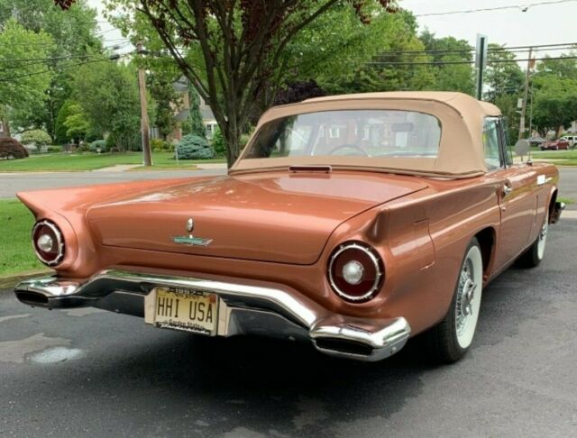 1957 Bronze Ford Thunderbird Convertible
