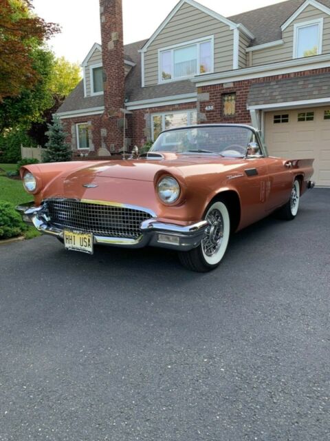 1957 Bronze Ford Thunderbird Convertible