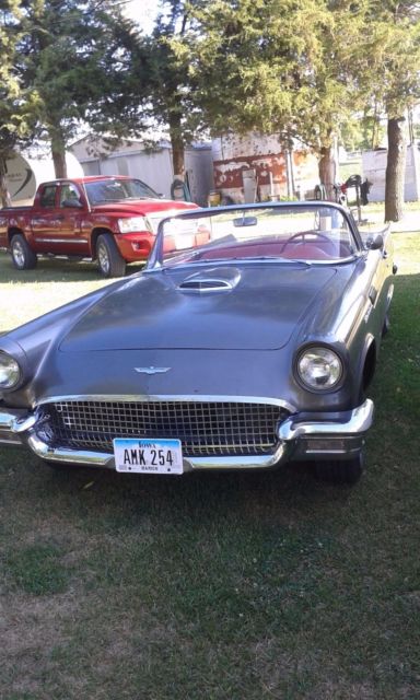 1957 Gray Ford Thunderbird Coupe