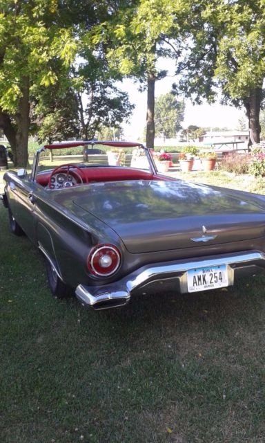 1957 Gray Ford Thunderbird Coupe