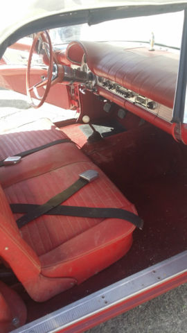 1957 Red Ford Thunderbird Convertible