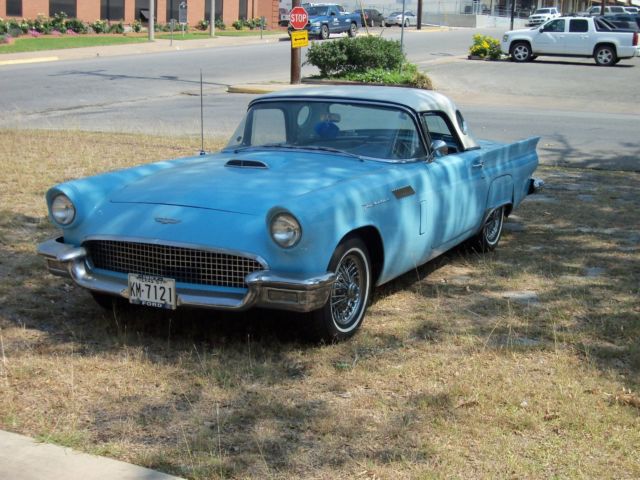 1957 Starmist blue Ford Thunderbird Convertible