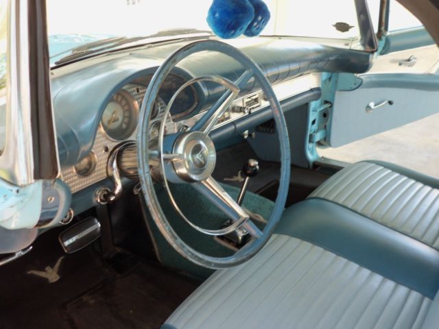 1957 Starmist blue Ford Thunderbird Convertible