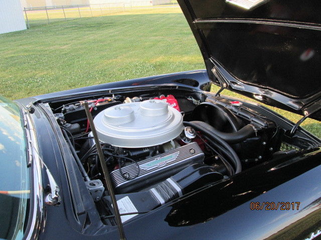 1957 Raven Black Ford Thunderbird Convertible