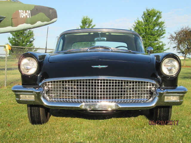 1957 Raven Black Ford Thunderbird Convertible