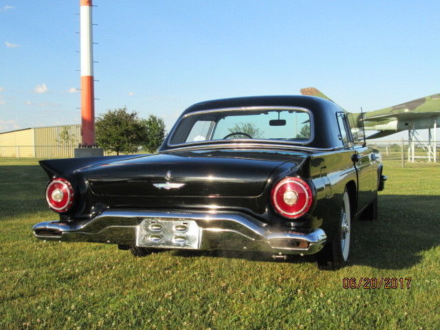 1957 Raven Black Ford Thunderbird Convertible