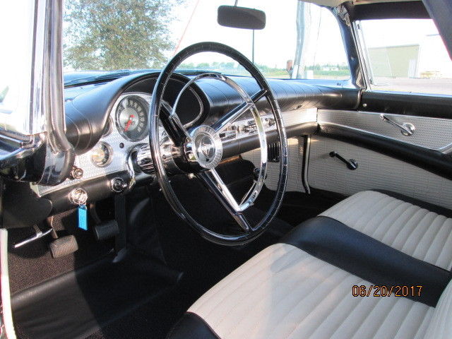 1957 Raven Black Ford Thunderbird Convertible
