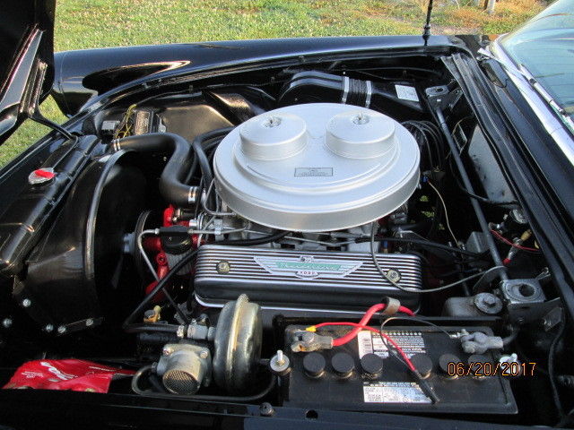 1957 Raven Black Ford Thunderbird Convertible