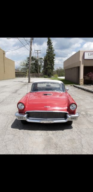 1957 Red Ford Thunderbird