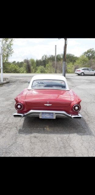 1957 Red Ford Thunderbird