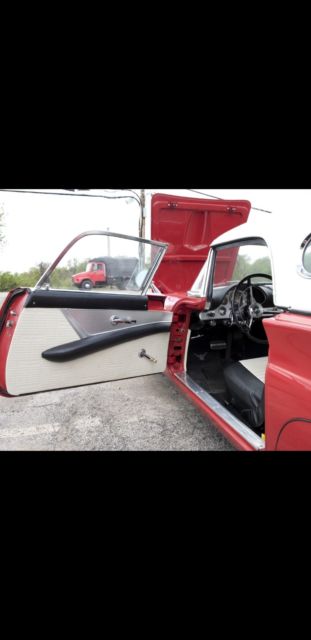 1957 Red Ford Thunderbird