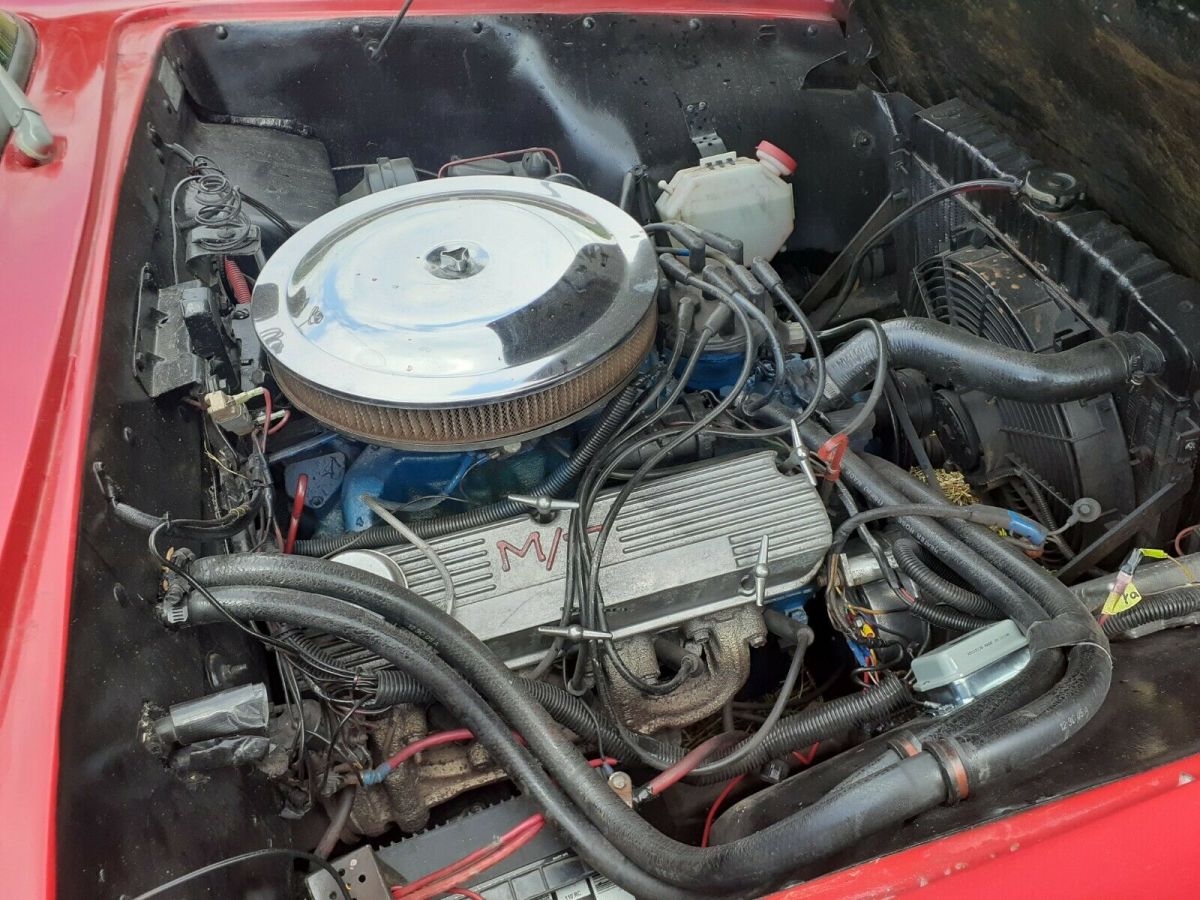 1957 Red Ford Thunderbird Coupe