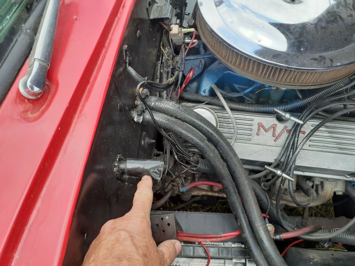 1957 Red Ford Thunderbird Coupe