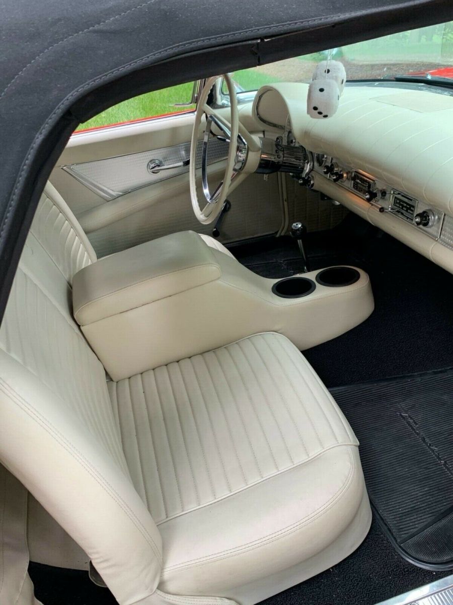 1957 Red Ford Thunderbird Convertible