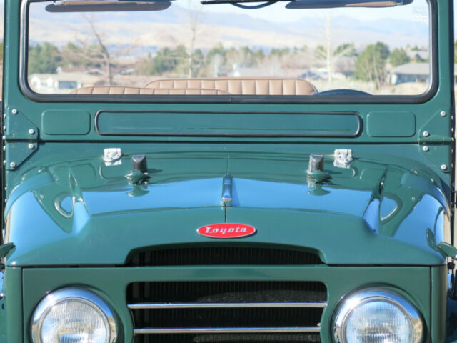 1957 Green Toyota Land Cruiser --