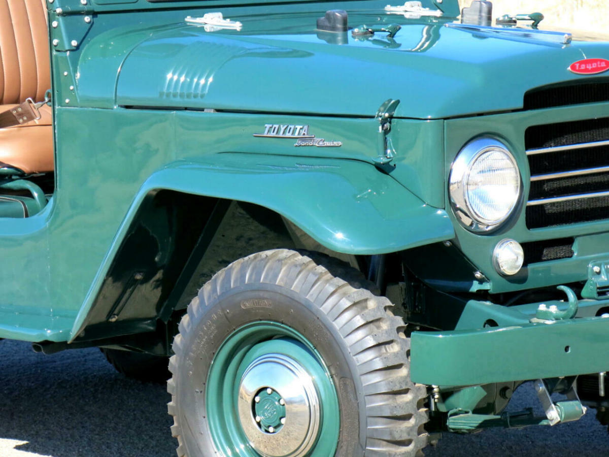 1957 Green Toyota Land Cruiser --