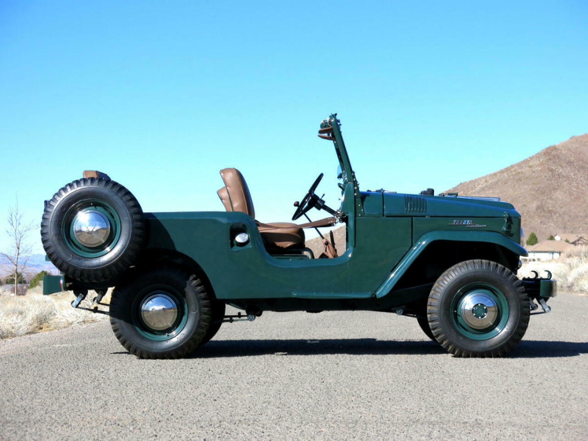 1957 Green Toyota Land Cruiser --