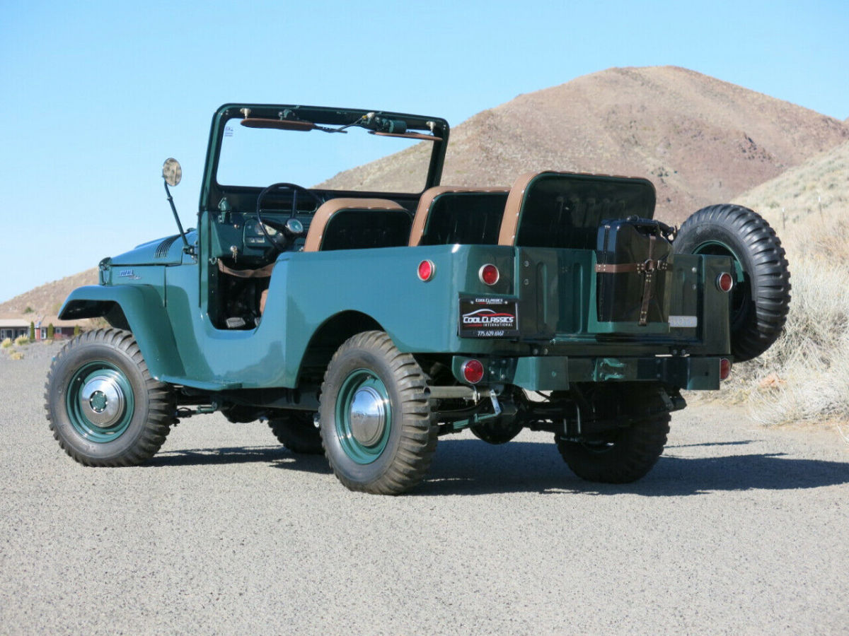 1957 Green Toyota Land Cruiser --