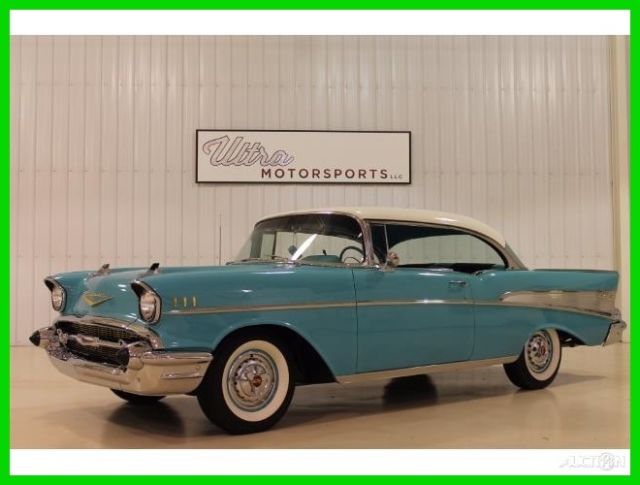 1957 Blue Chevrolet Bel Air/150/210