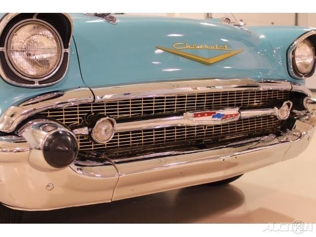 1957 Blue Chevrolet Bel Air/150/210
