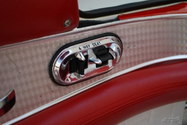 1957 White Ford Thunderbird Convertible