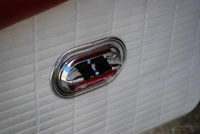 1957 White Ford Thunderbird Convertible