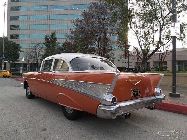 1957 Gold Chevrolet 210 Sedan