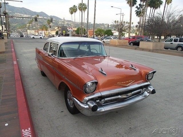 1957 Gold Chevrolet 210 Sedan