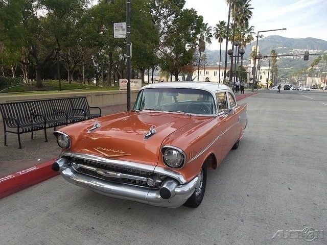 1957 Gold Chevrolet 210 Sedan