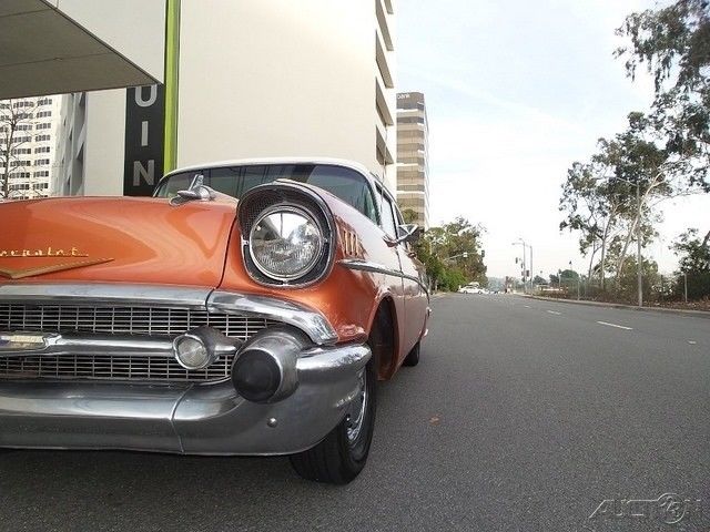 1957 Gold Chevrolet 210 Sedan