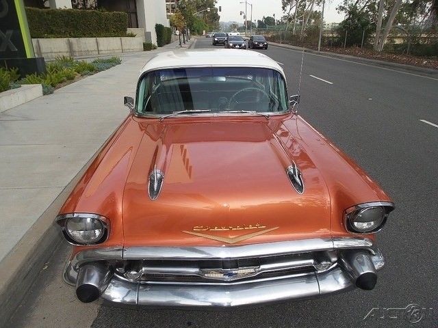 1957 Gold Chevrolet 210 Sedan