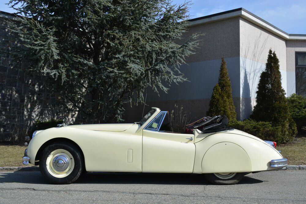 1957 Blue Jaguar XK Convertible