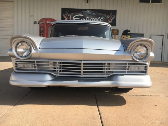 1957 White Ford Country Wagon