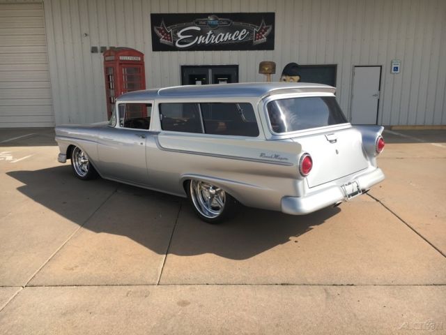 1957 White Ford Country Wagon
