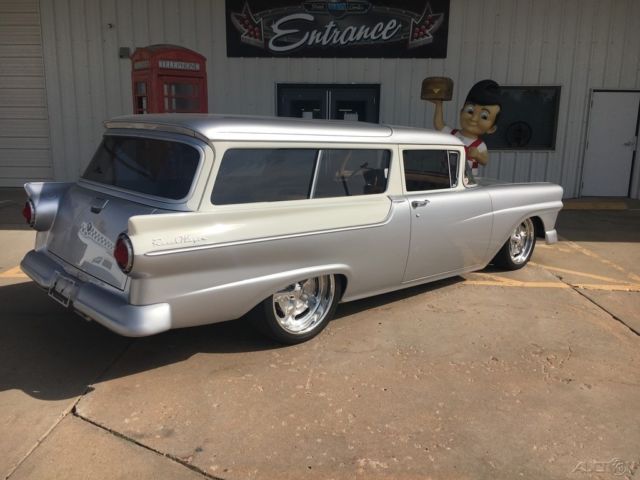 1957 White Ford Country Wagon