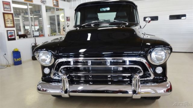 1957 Black Chevrolet Other Pickup Truck