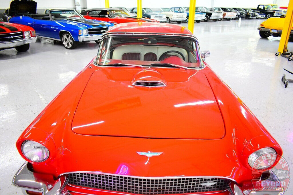 1957 Red Ford Thunderbird Convertible